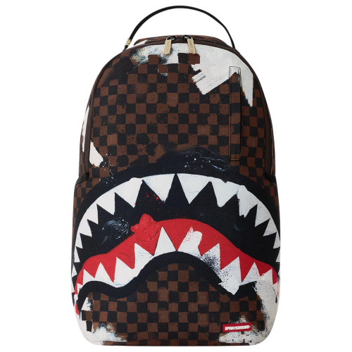 Sprayground Τσάντα πλάτης Sharks In Paris Cotton Canvas Painted Backpack